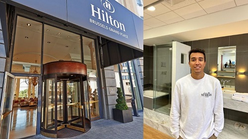 Fabrizio Moreno, a UPC graduate, wins first place in the Elevator Program By Hilton.